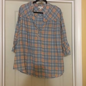 Suzan Betro size 2x bell 3 quarter sleeve tunic